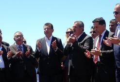 İmamoğlu, Van'da cami temeli atıp, şelaleyi gezdi