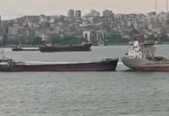 Kartal açıklarında iki gemi çarpıştı
