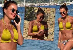Özlem Yıldız sezonu Bodrum'da açtı! Fiziğiyle göz kamaştırdı...