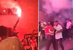 Asker eğlencesinde meşale patladı: 2 yaralı