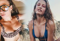 Pembe kombini çok beğenilmişti! Serenay Sarıkaya'dan olay poz: 'Semt oturuşunu sizden öğrenecek değiliz'