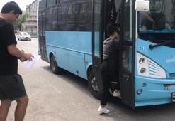 Kontak kapatan halk otobüsleri yeniden seferlere başladı
