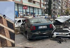 İntihar girişimini izlerken 5 araç kaza yaptı! Yaralılar var