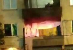 Ev sahibinin  zam yapmasına öfkelenen kiracı evi yaktı