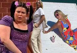 Pelin Öztekin'den bikinili paylaşım! 93 kilo vermişti