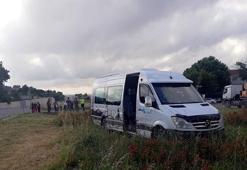 Tekirdağ'da hafif ticari araç ile servis çarpıştı: 6 öğrenci yaralı