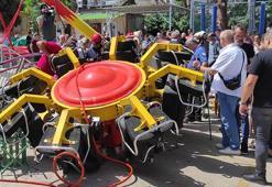 Lunaparkta korku dolu anlar! Salıncak mekanizmadan koparak düştü