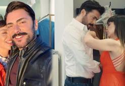 Dizi aşkı daha gerçek oldu! Yeşim Ceren Bozoğlu ile Halil İbrahim Kurum birlikte...