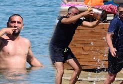 Ümit Karan sezonu Kıbrıs'ta açtı! 'Buz kovalı' şakası...