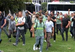 İBB önünde eylem