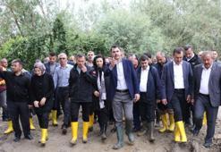 Bakan Kurum, Ankara’da selden etkilenen bölgelerde incelemelerde bulundu