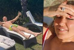 Demet Akalın'ın mayolu pozunda tektaş detayı!