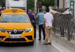 Trafik magandası bijon anahtarı ile dehşet saçtı!