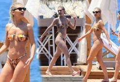 Oyuncu Melisa Döngel'den jet ski şov!