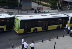 Gaziosmanpaşa'da 3 İETT otobüsü birbirine girdi!