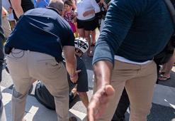 ABD Başkanı Joe Biden bisikletten böyle düştü