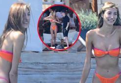 Şevval Şahin, Bodrum'da tatilde! Fit fiziğine tam not...