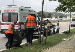 Bursa'da feci kaza, 5 kişilik ailenin aracı beton mikseri ile çarpıştı! 4 ölü, 2 yaralı