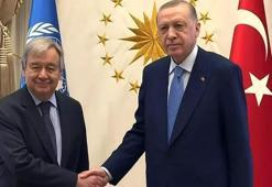 Cumhurbaşkanı Erdoğan, BM Genel Sekreteri ile görüştü