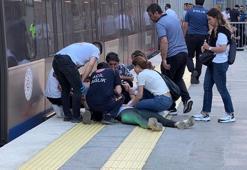 Marmaray’da raylara atlayan kişi hayatını kaybetti! Kız arkadaşı sinir krizi geçirdi