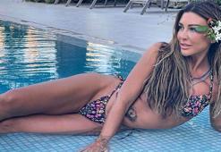 Selen Görgüzel havuz başı pozlarıyla sosyal medyayı salladı!