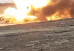 Suriye'de bomba yüklü kamyon imha edildi