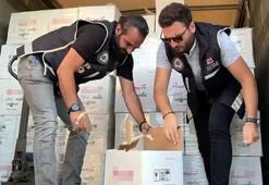 Kamyonda 8 bin şişe kaçak içki ele geçirildi