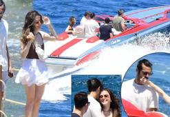 Özge Gürel ve Serkan Çayoğlu çifti nişan sonrası tatile çıktı!