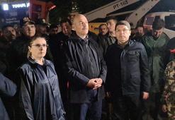 Cumhurbaşkanı Erdoğan'ın talimatıyla sel bölgesine giden Bakan Soylu'dan flaş açıklama