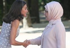 Emine Erdoğan, Kraliçe Letizia ile görüştü