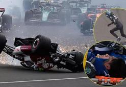 Formula 1'de korkunç kaza! Yürekler ağza geldi