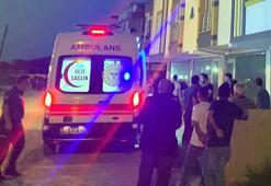 Evli çift, bıçaklı kavgada birbirini yaraladı