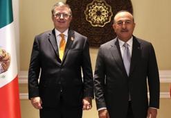 Bakan Çavuşoğlu, Meksikalı mevkidaşı Ebrard ile görüştü