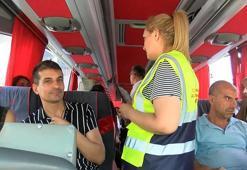 Bayram öncesi otogarda denetim