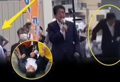 Şinzo Abe'ye suikast! Vurulma anı ortaya çıktı