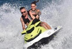 Dilan Çiçek Deniz ve Thor Saevarsson'dan jet-ski şov!