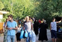 Girlevik Şelalesi bayramda da vatandaşların uğrak yeri oldu