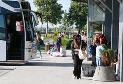 Bayram tatilinin ardından otogarda dönüş yoğunluğu