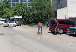 Oto lastik tamircisi, iş yerinde uğradığı silahlı saldırıda yaralandı