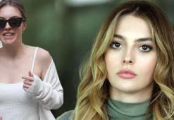 Melis Sezen temmuz ayında hırka giydi!