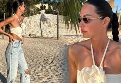 Yasemin Özilhan'ın plaj pozlarına beğeni ve yorum yağdı!