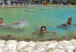 Süs havuzunda tehlikeli serinlik