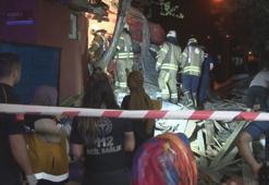 Sarıyer'de kamyon gecekondunun üzerine uçtu: 4 yaralı