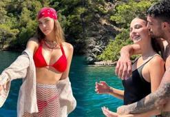 İdo Tatlıses ile Yasemin Şefkatli'nin teknede romantik anları