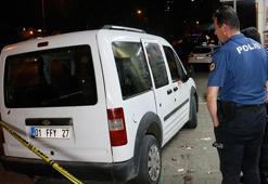 Seyir halindeki araca silahlı saldırı düzenlendi