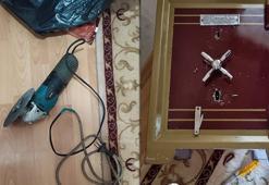 Spiral makinesi ile çelik kasayı açarken suçüstü yakalandı