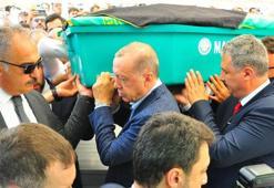 Cumhurbaşkanı Erdoğan, Akhisar'da Hakan Füzün'ün cenazesine katıldı