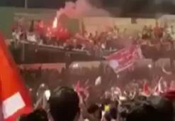 Libya'da tribün çöktü: Çok sayıda yaralı var