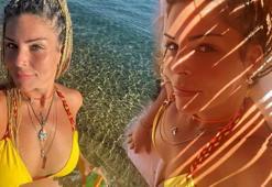 Pelin Öztekin'den bikinili paylaşım! 93 kilo vererek şaşırtmıştı