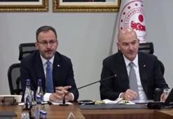 Bakan Soylu ve Bakan Kasapoğlu, 81 il valisi ve gençlik spor il müdürleri ile toplantı yaptı